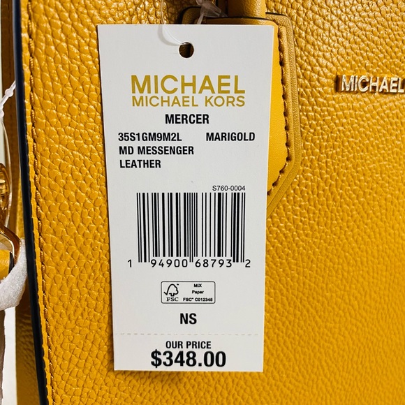 Michael Kors Mercer Medium Messenger Crossbody - Picture 9 of 15